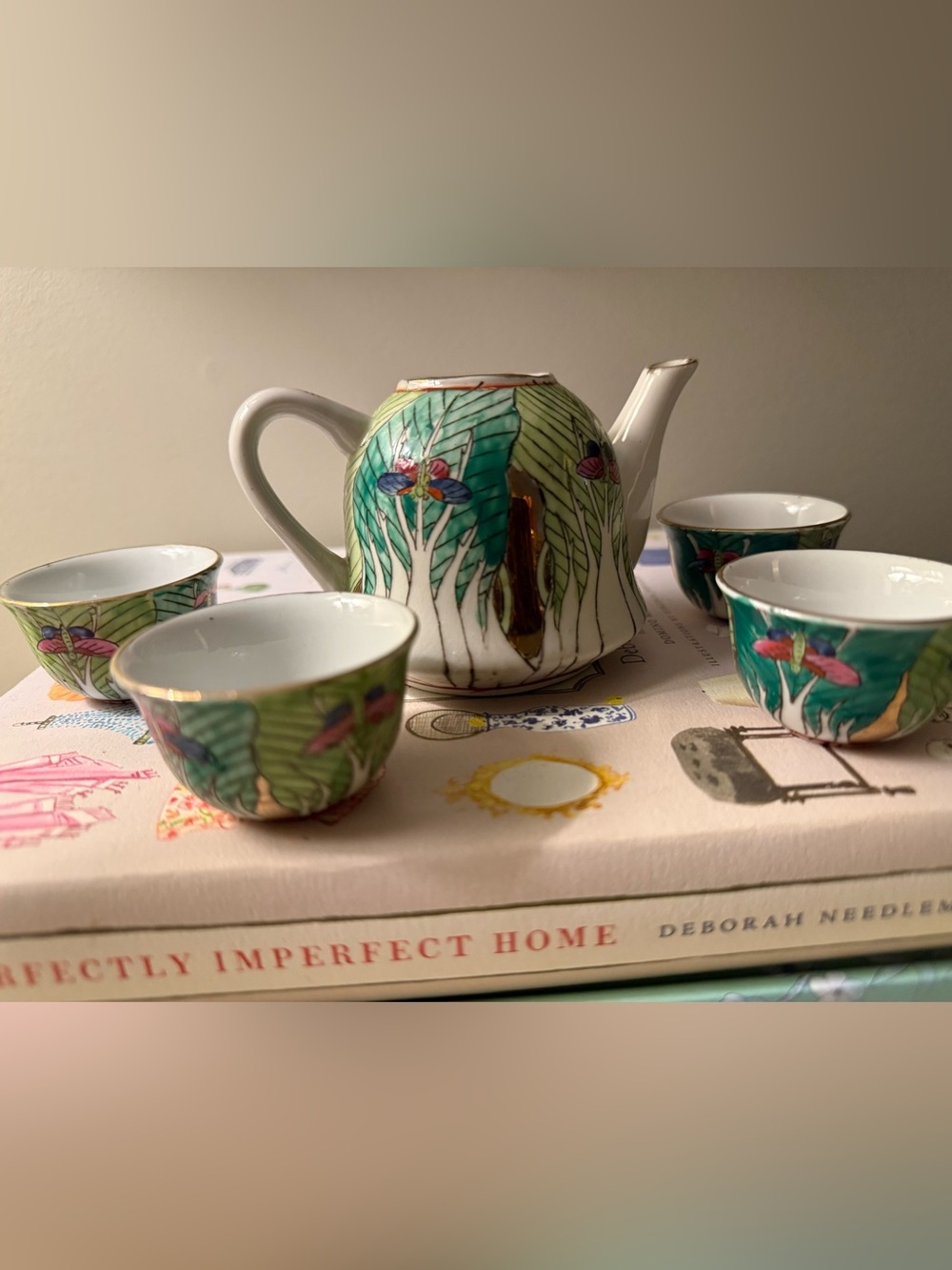 RARE FIND! Vintage Bok Choy Tea Set